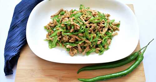 Stir-Fried Pork and Green Chilies