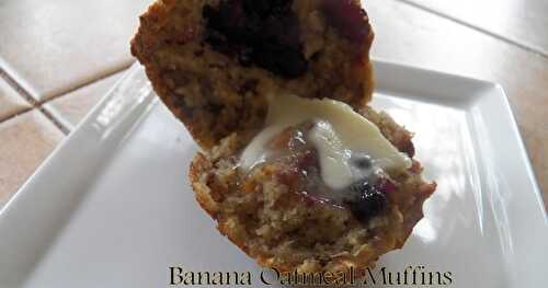 Banana Oatmeal Muffins for Baking Bloggers