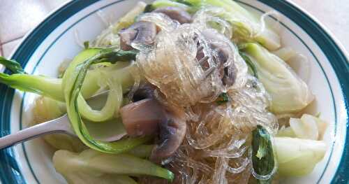 Bok Choy and Bean Thread Noodles