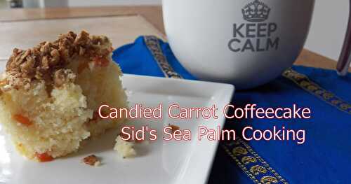 Candied Carrot Coffee cake