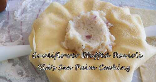 Cauliflower Stuffed Ravioli