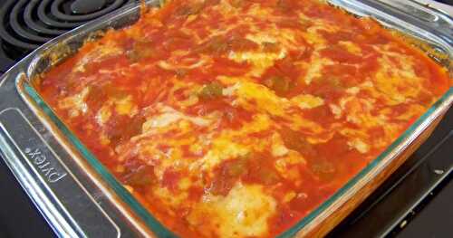 Chicken enchilada casserole