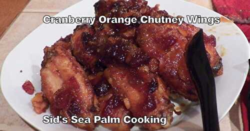 Cranberry Orange Chutney WIngs