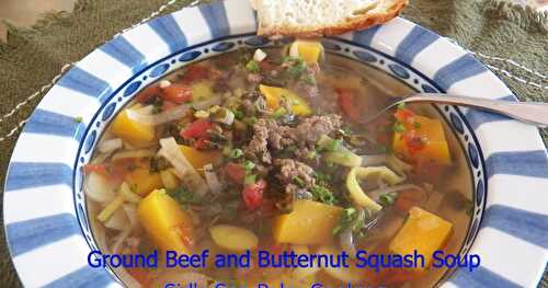 Ground Beef and Butternut Soup