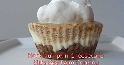 Mock Pumpkin Mini Cheesecakes