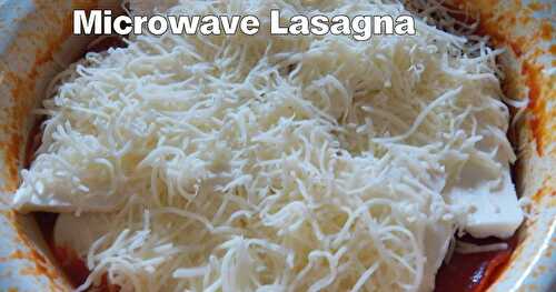 Renee's Microwave Lasagna
