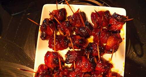 Retro:   Bacon Wrapped Water Chestnuts