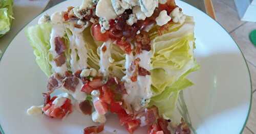 Retro - Iceburg Lettuce Wedge Salad 