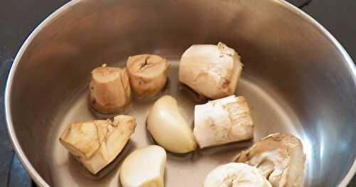 Roasted Garlic and Mushroom Hummus