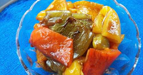 Roasted Peppers with Balsamic Vinegar