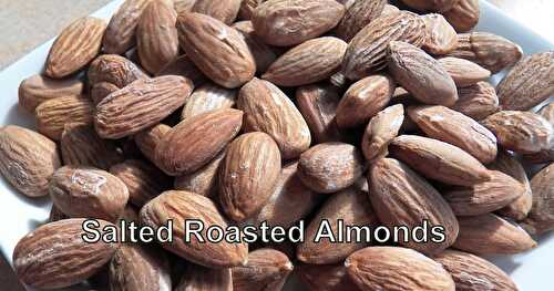 Roasted Salted Almonds in the Toaster Oven
