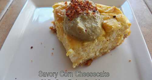 Savory Corn Cheesecake