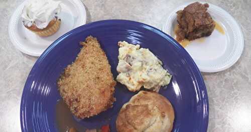 Senior Center Lunch the past couple of weeks