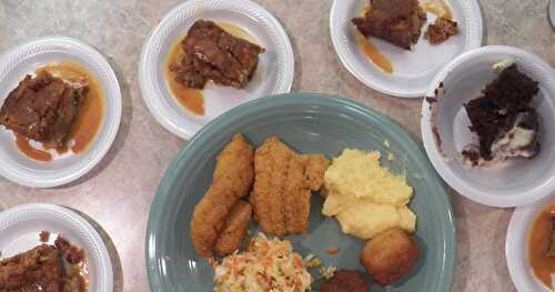 Senior Center Lunches the past two weeks. 