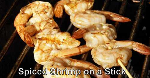 Spiced Shrimp on a Grill