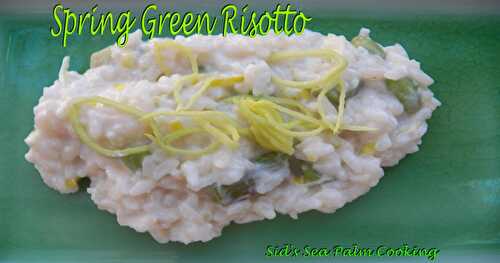 Spring Green Risotto for SRC Bunnies and Leprechauns Reveal