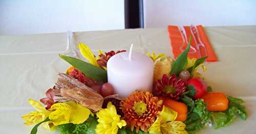 Thanksgiving centerpieces...