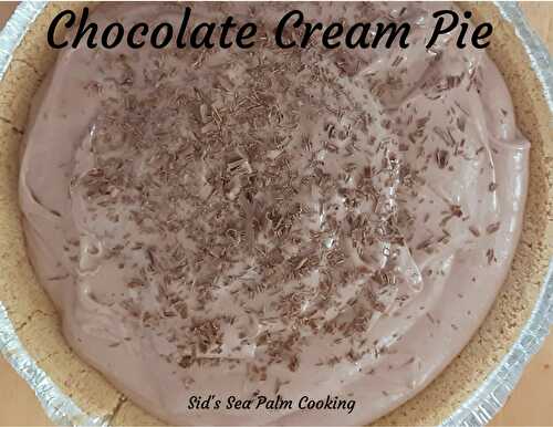 Chocolate Cream Pie - no bake