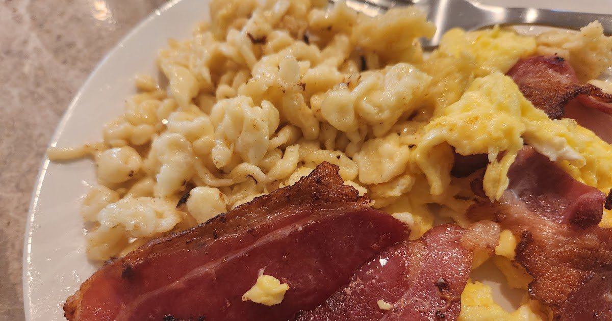 Breakfast spaetzle 