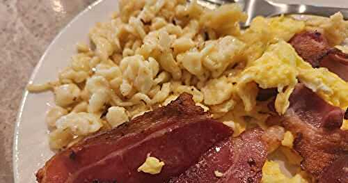 Breakfast spaetzle 