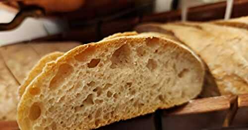 No Knead Ciabatta