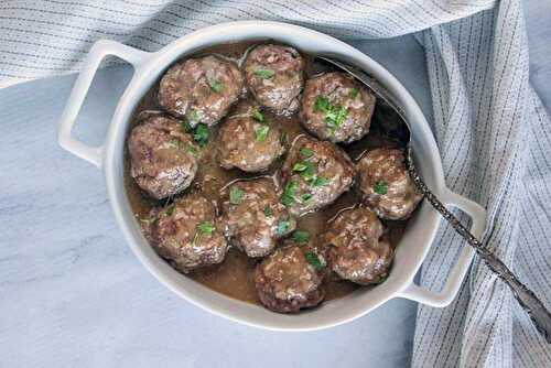 Baked Swedish Meatballs
