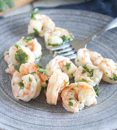 Chilled Cilantro Lime Shrimp - Make this Easy Recipe Today!