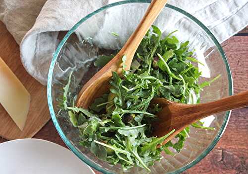 Easy Baby Arugula Salad with Pistachios -Gluten Free with a Vegan Option