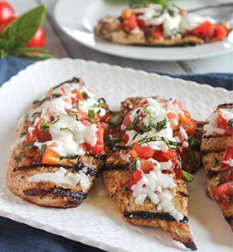Grilled Chicken Parmesan Recipe (Without Bread Crumbs)