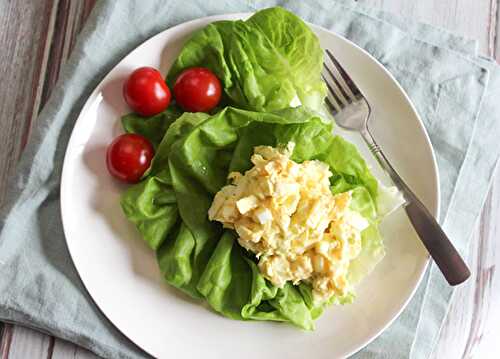 Healthy Deviled Egg Salad With Greek Yogurt