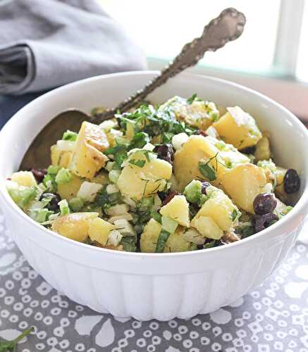 Healthy Potato Salad Recipe with Herbs - No Mayo