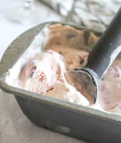 Homemade Mixed Berry Ice Cream - Ice Cream Maker Recipe