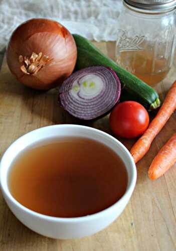 Homemade Vegetable Broth Plus Five Tips to Reduce Food Waste