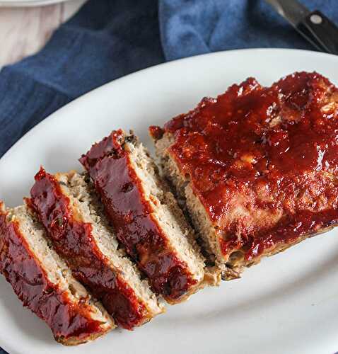 Homestyle Moist Turkey Meatloaf with Mushrooms