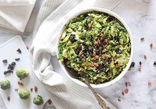 Kale and Brussels Sprout Salad