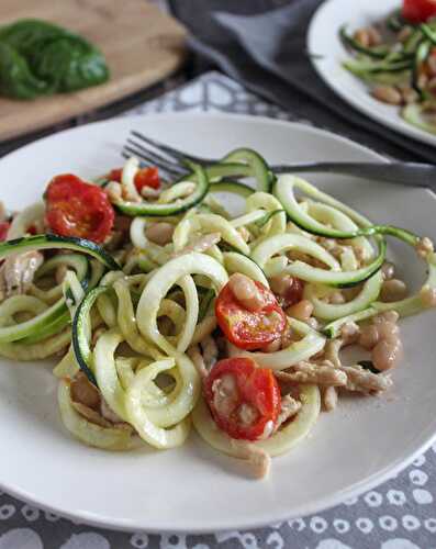 Quick and Easy Zucchini Noodles with Chicken