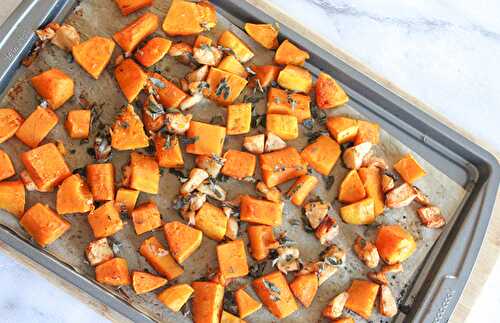 Roasted Butternut Squash with Apples