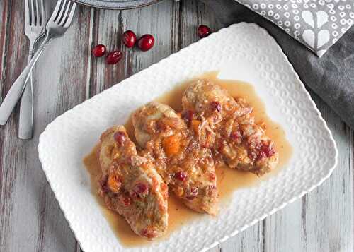 Slow Cooker Cranberry Chicken