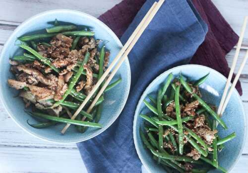 Stir-Fried Ground Pork and Green Beans - a Quick and Easy Recipe