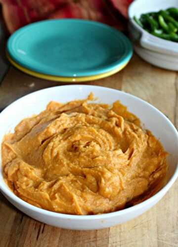 Whipped Ginger Sweet Potatoes