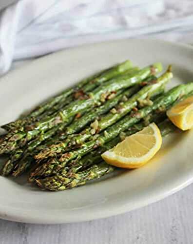Air Fryer asparagus with Butter