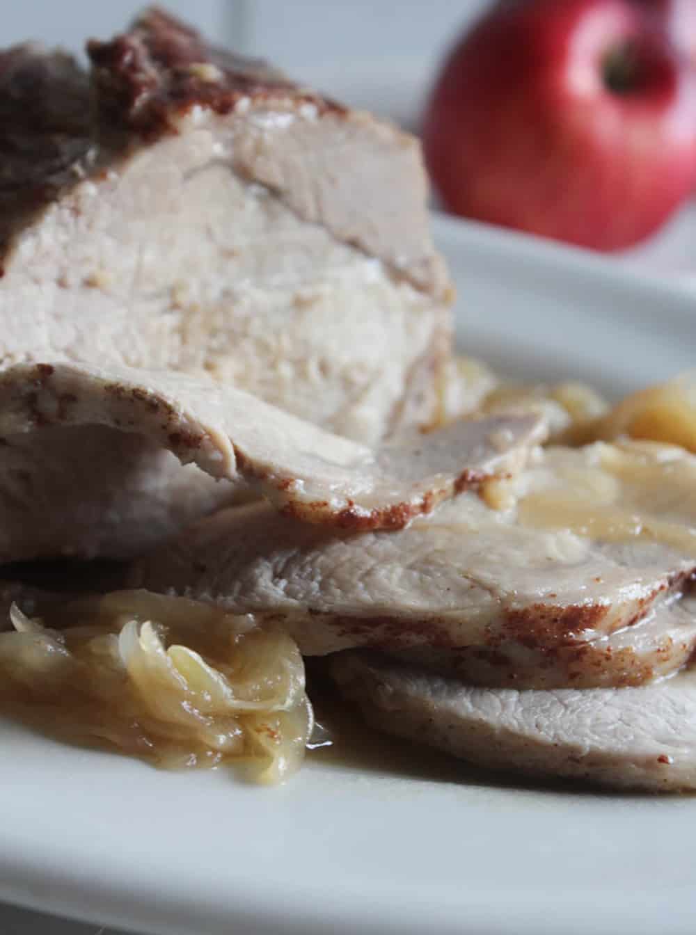 Instant Pot Apple Cider Pork Loin from "Simple and Savory" and its
