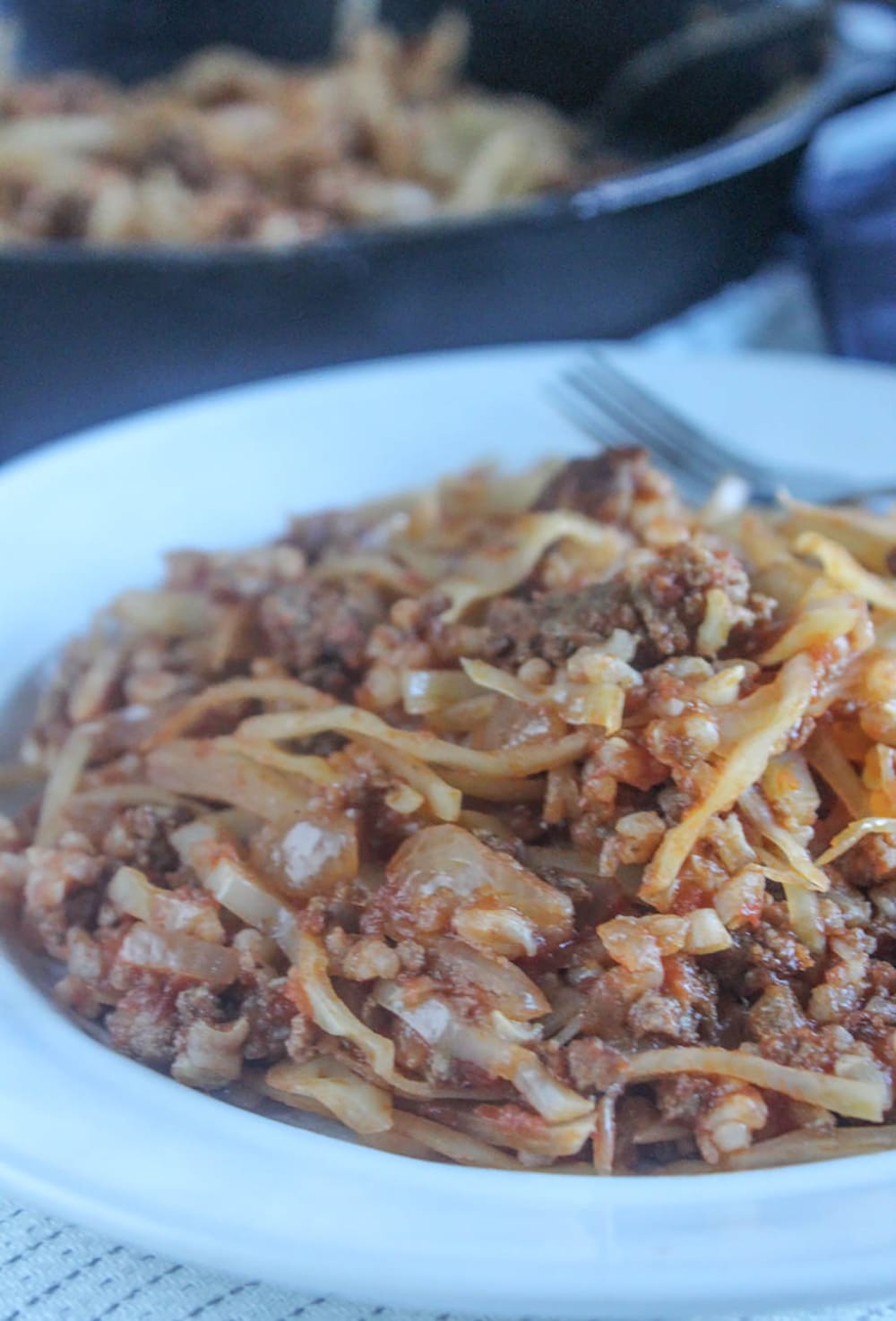 One Pot Unstuffed Cabbage Rolls
