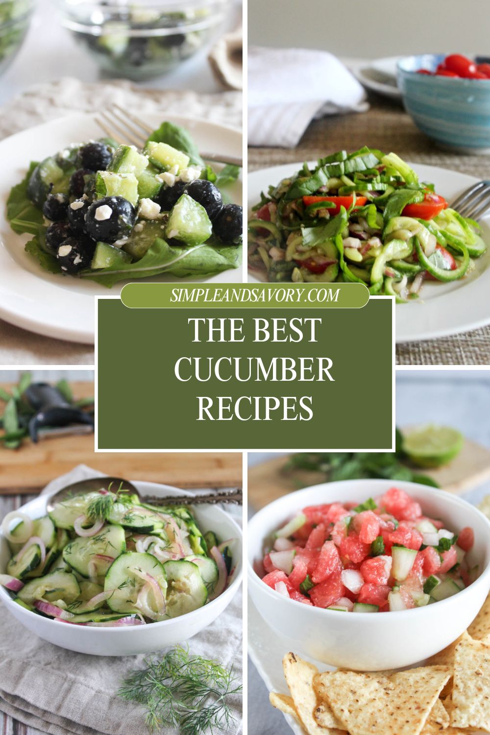 Best Cucumber Recipes Fresh Snacks – Salads & Sides