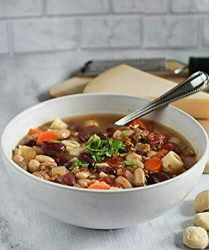 Pasta Fagioli Soup - Slow Cooker