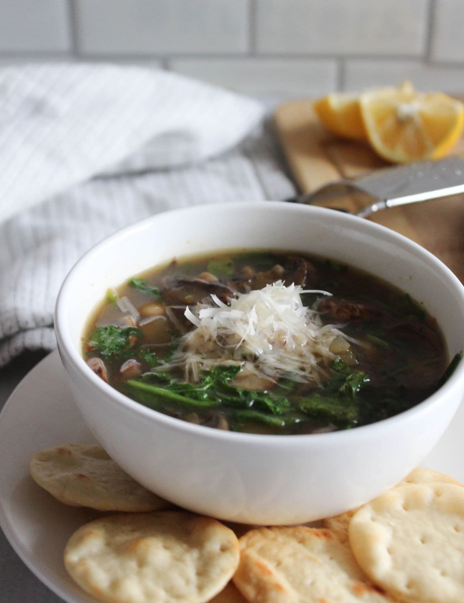 Kale Mushroom Soup