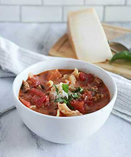 Simple Lasagna Soup Recipe
