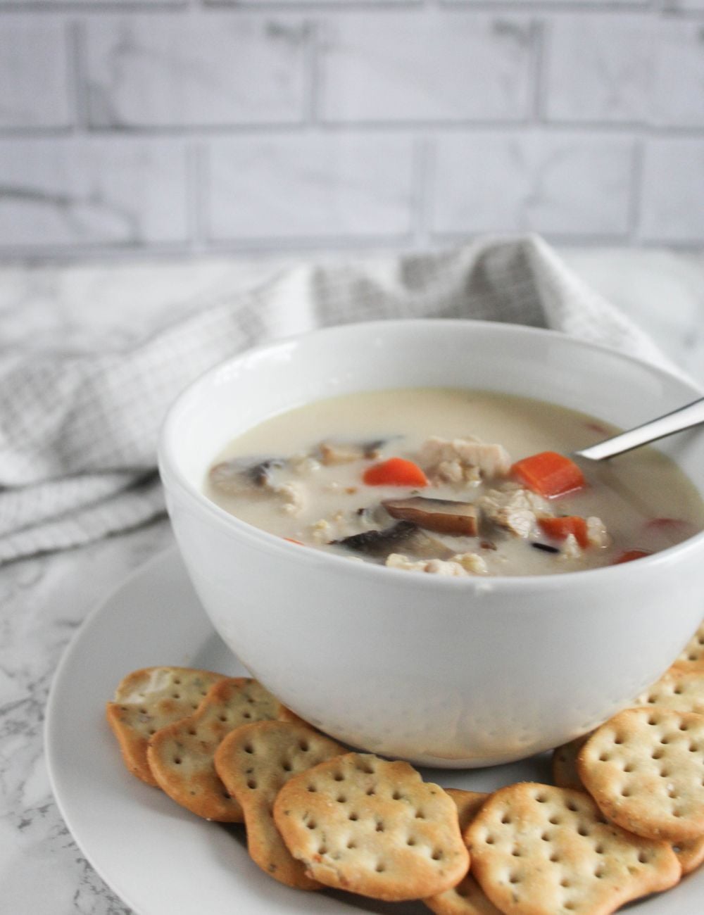 Creamy Turkey and Rice Soup