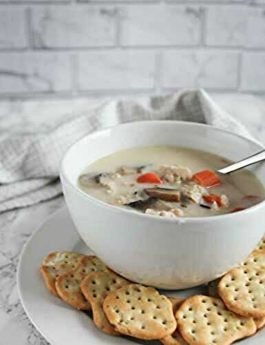 Creamy Turkey and Rice Soup