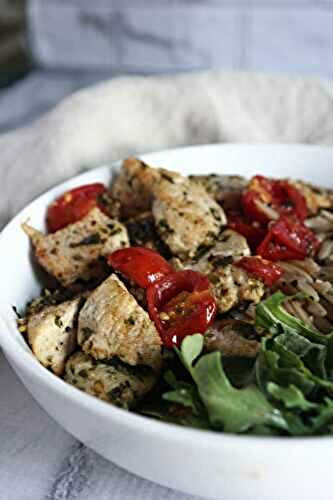 Pesto Chicken Bowls